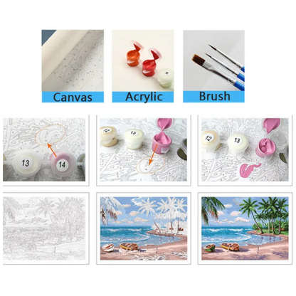 Custom Paint by Number Kit